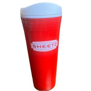 Sheetz Insulated Travel Mug Red White BPA Free Plastic, Pacific TK Cup Collect